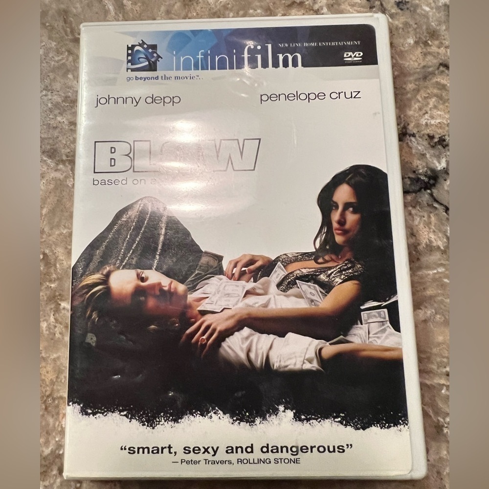 Johnny Depp “Blow”& Penelope Cruz DVD